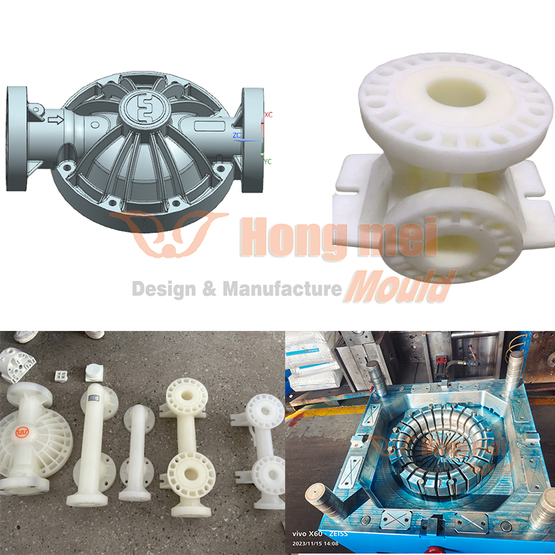 كيفية جعل مكافحة الصدأ لمضخة الحجاب الحاجز الهوائية حقن القالب PTFE مضخة الهواء Muold غشاء مضخة الأدوات